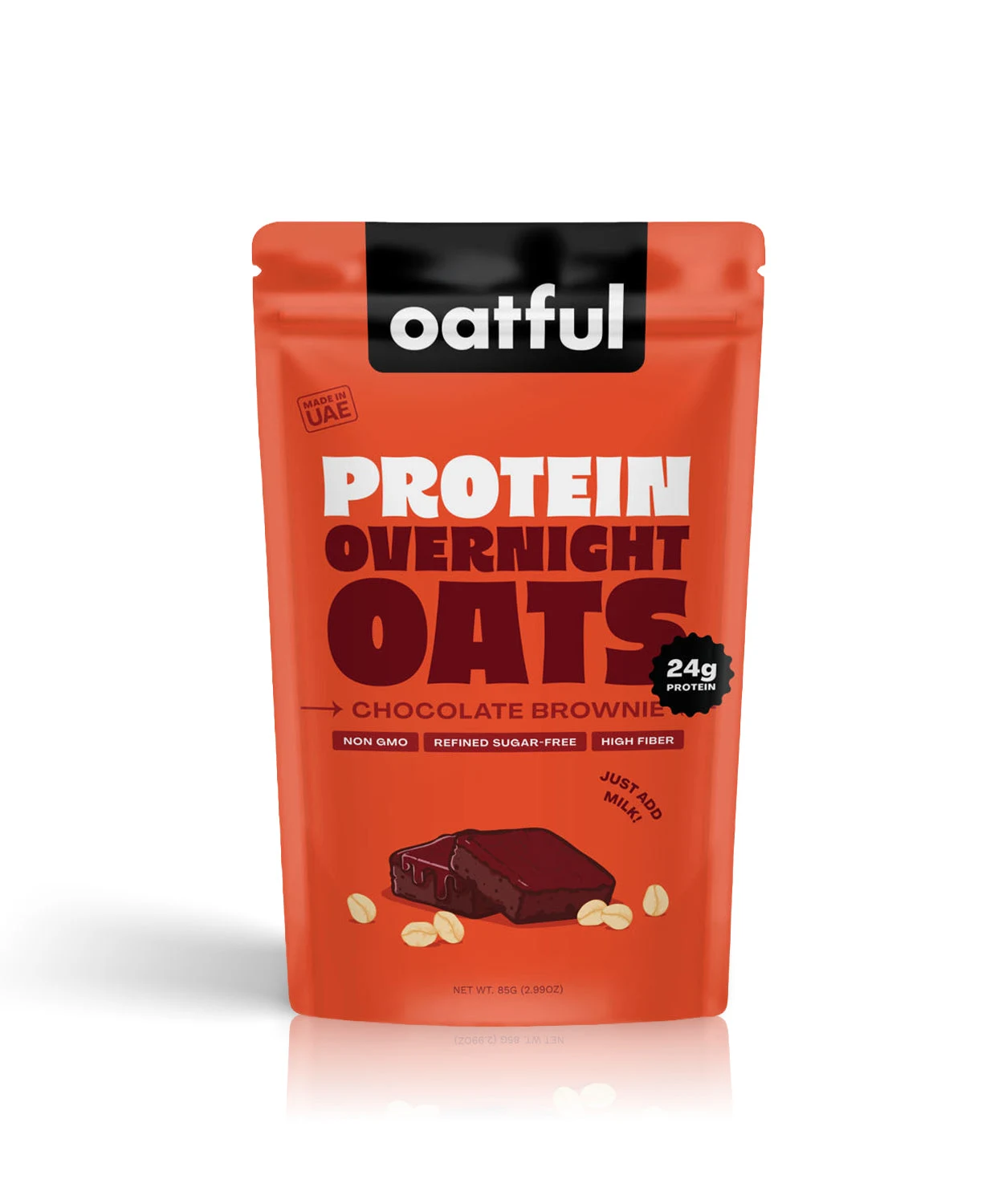 Protein Overnight Oats, Chocolate Brownie, Chocolate Brownie