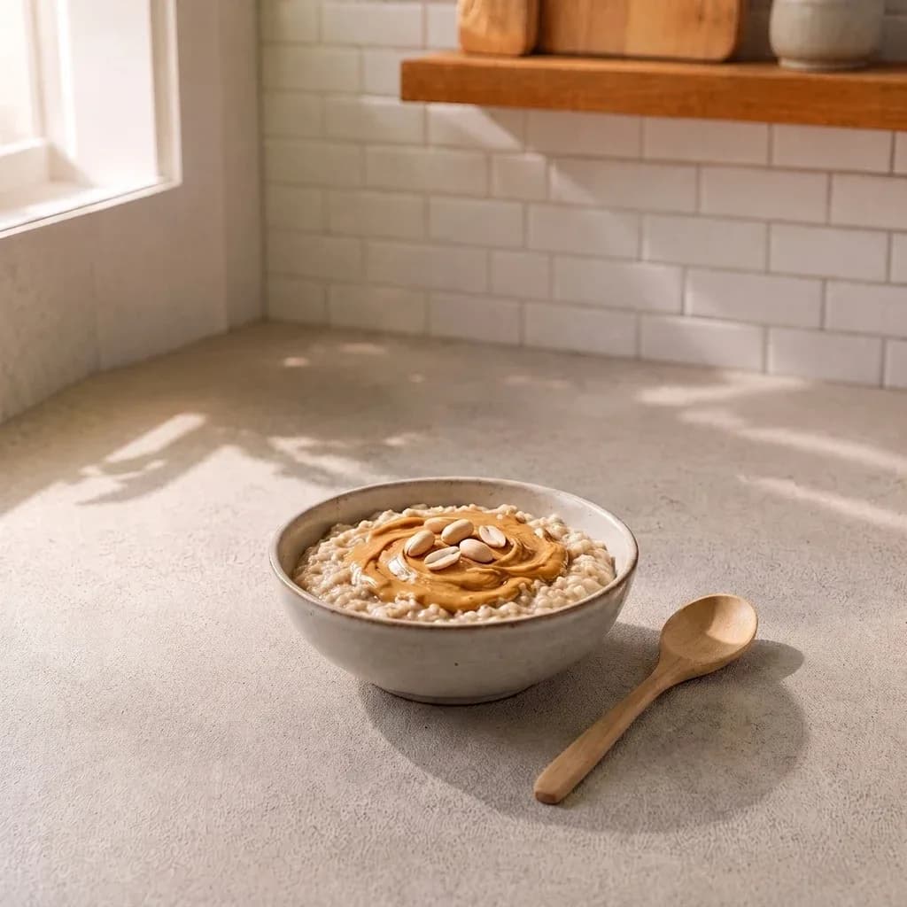Porridge Cup, Crunchy Peanut Butter, Crunchy Peanut Butter