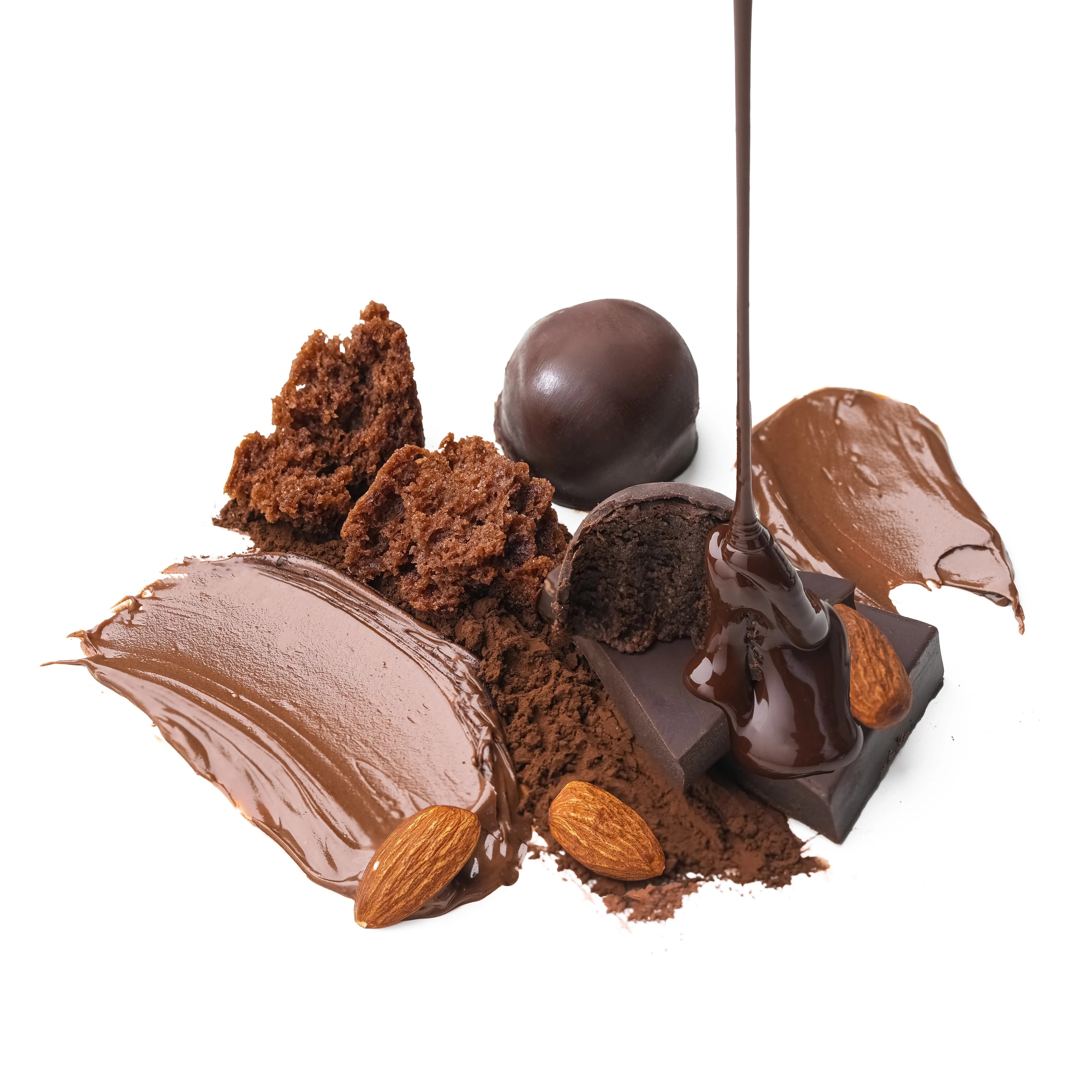Almond Brownie Truffles