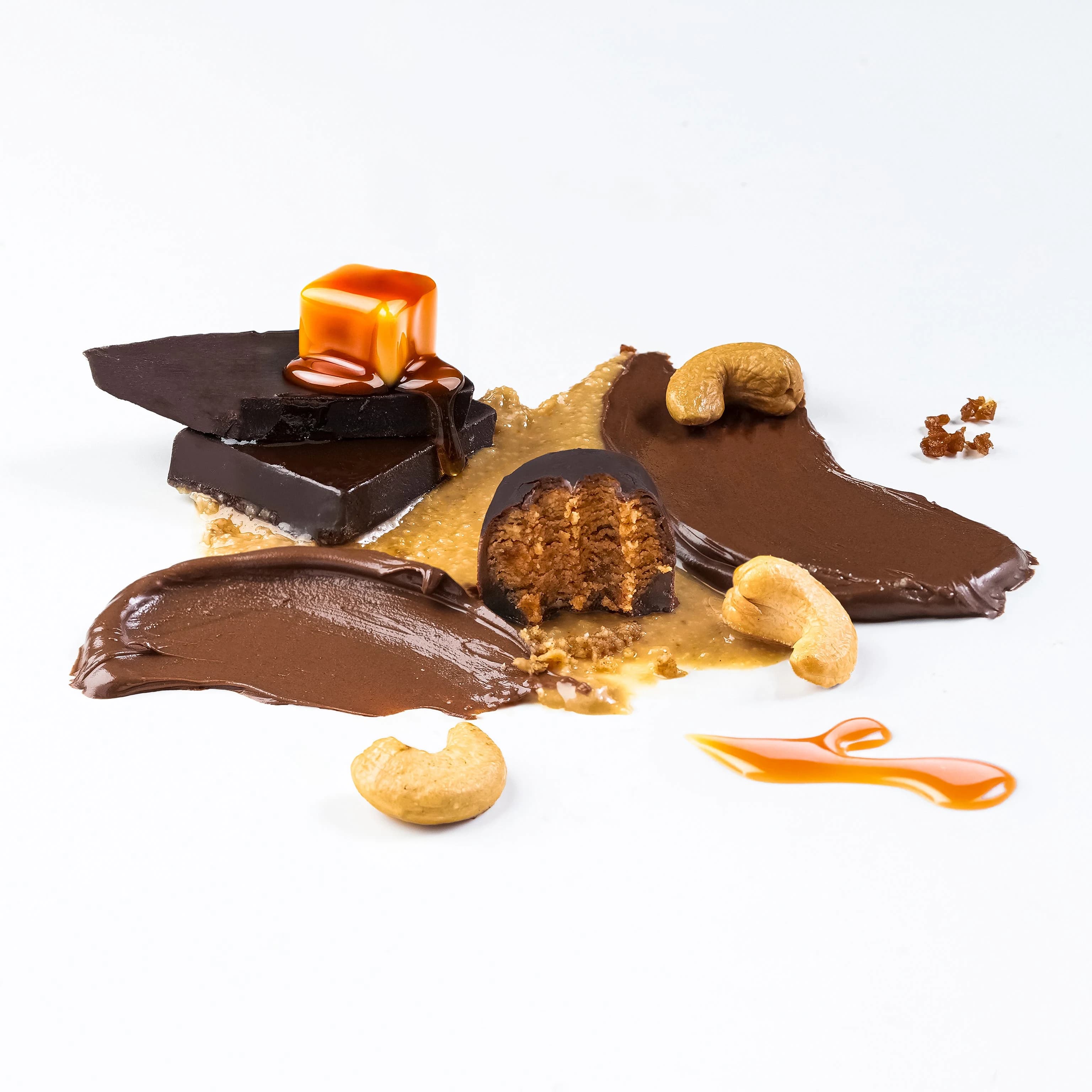 Cashew Caramel Truffles