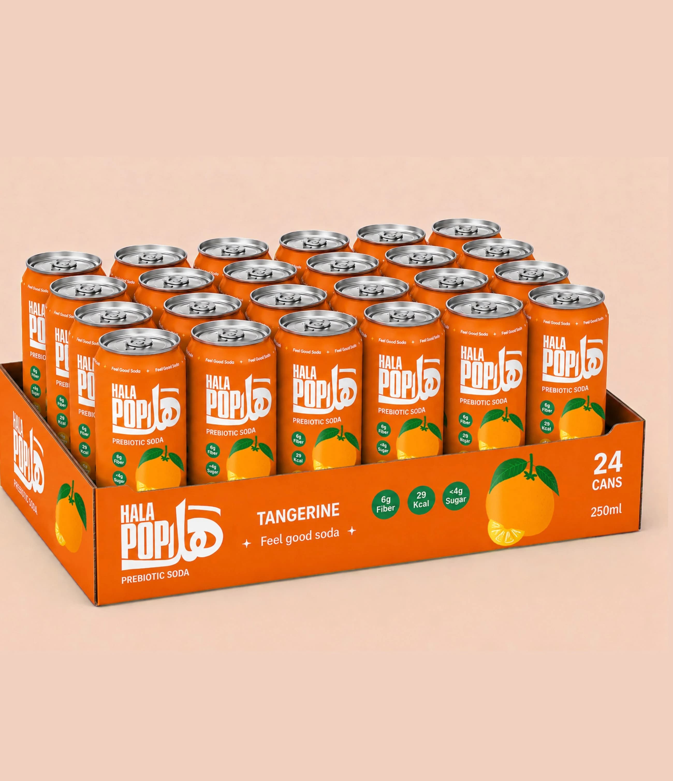 Prebiotic Soda, Tangerine, Tangerine