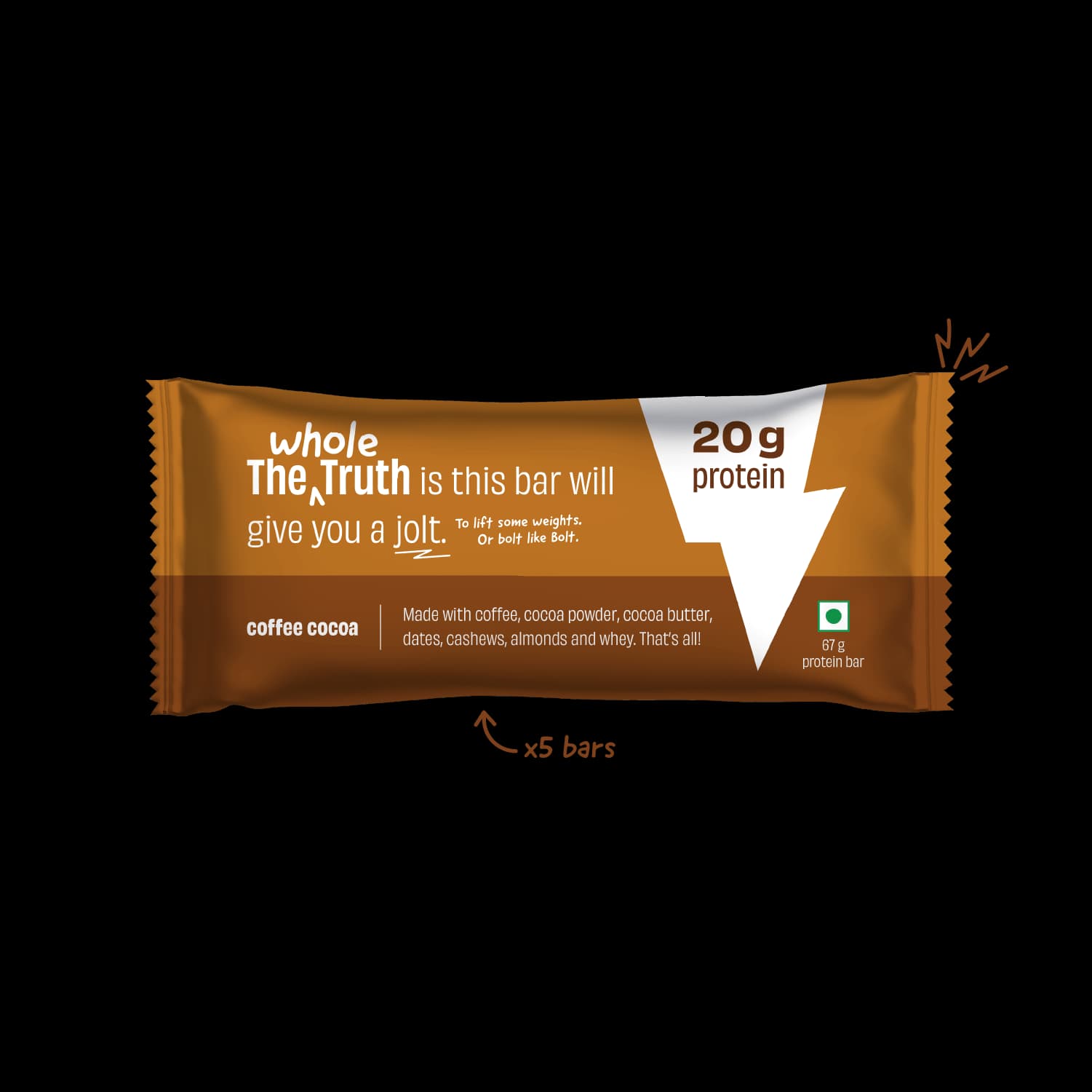 20g Protein Bar, Coffee Cocoa, Coffee Cocoa