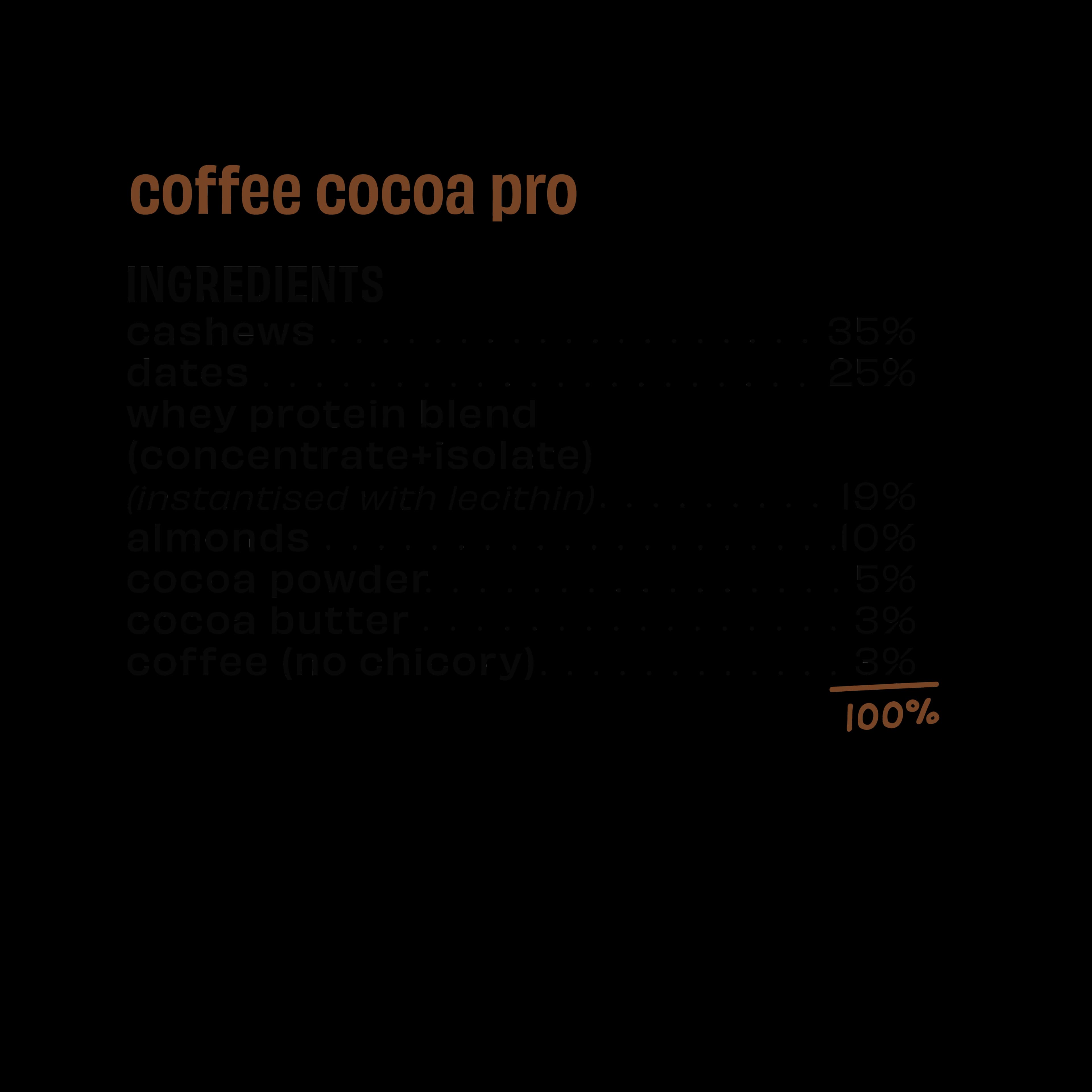20g Protein Bar, Coffee Cocoa, Coffee Cocoa