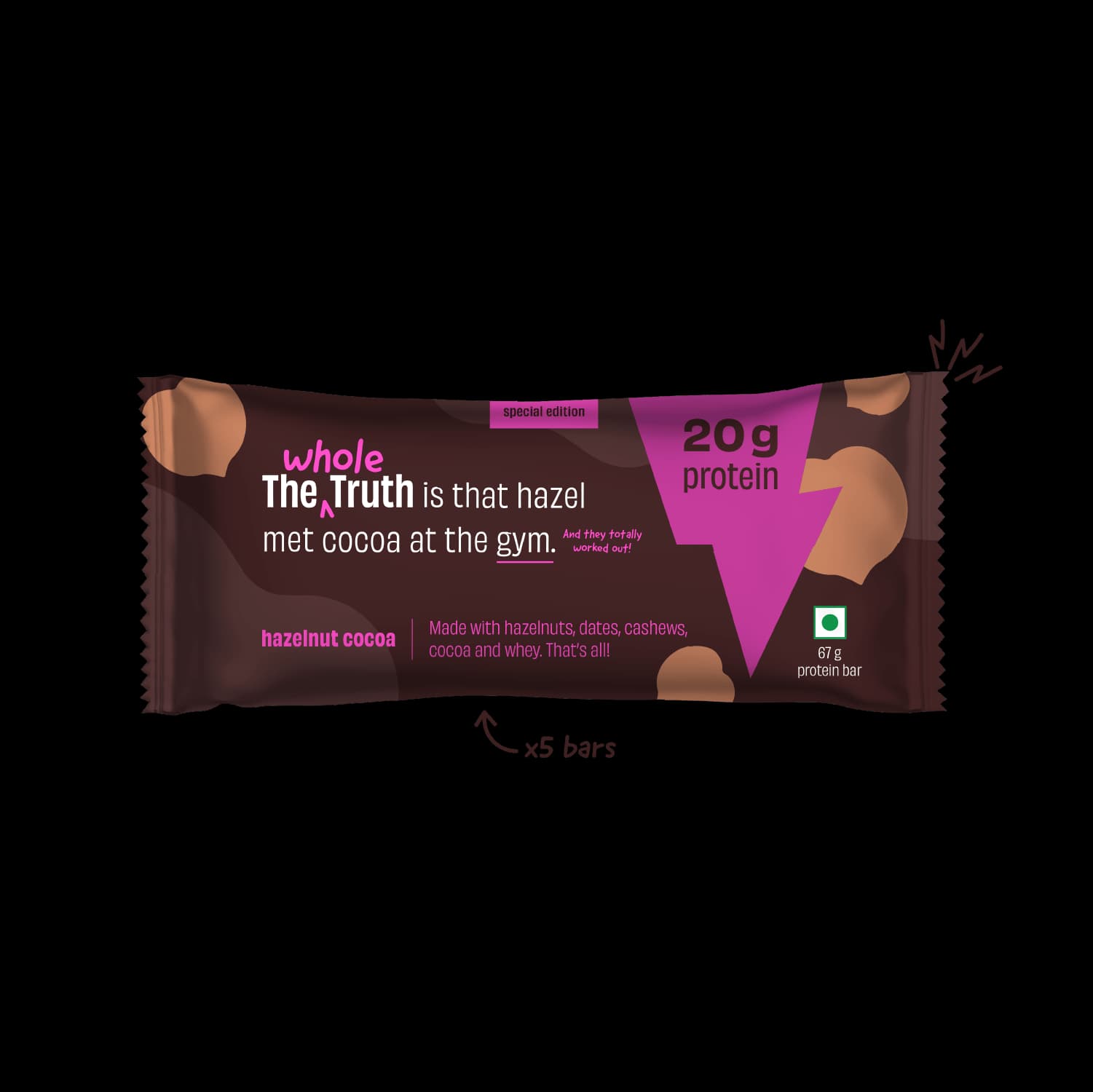 20g Protein Bar, Hazelnut Cocoa, Hazelnut Cocoa