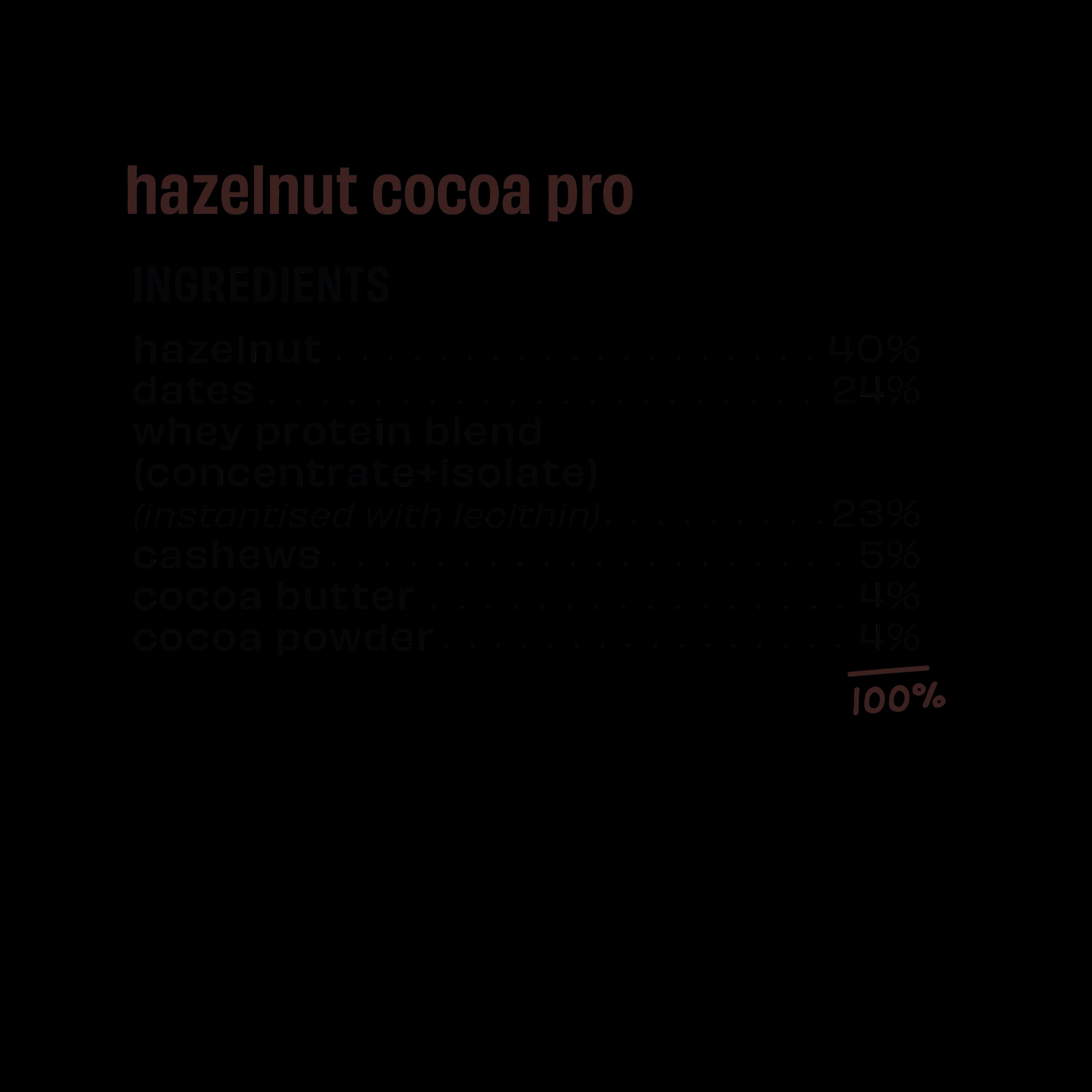20g Protein Bar, Hazelnut Cocoa, Hazelnut Cocoa