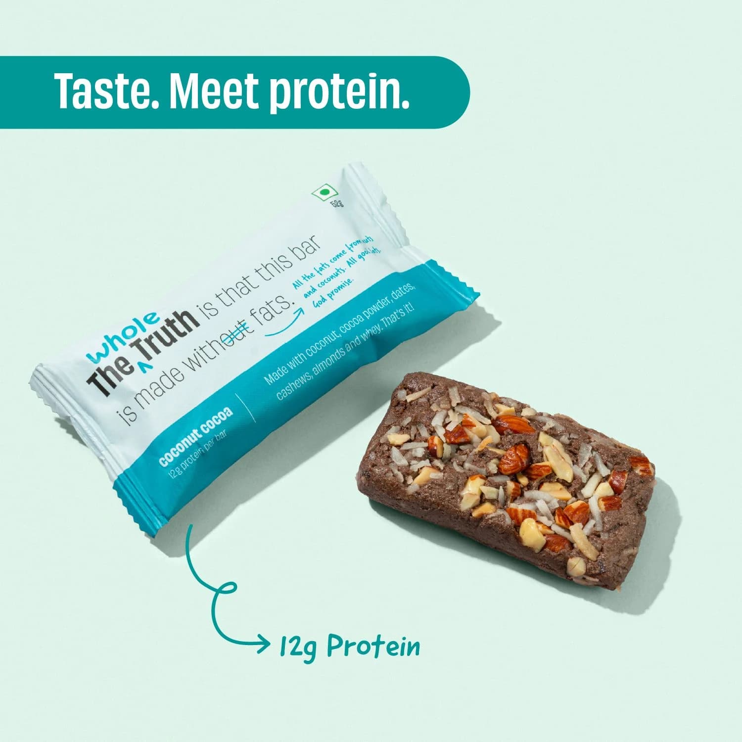 Protein Bar, Coconut Cocoa, Coconut Cocoa