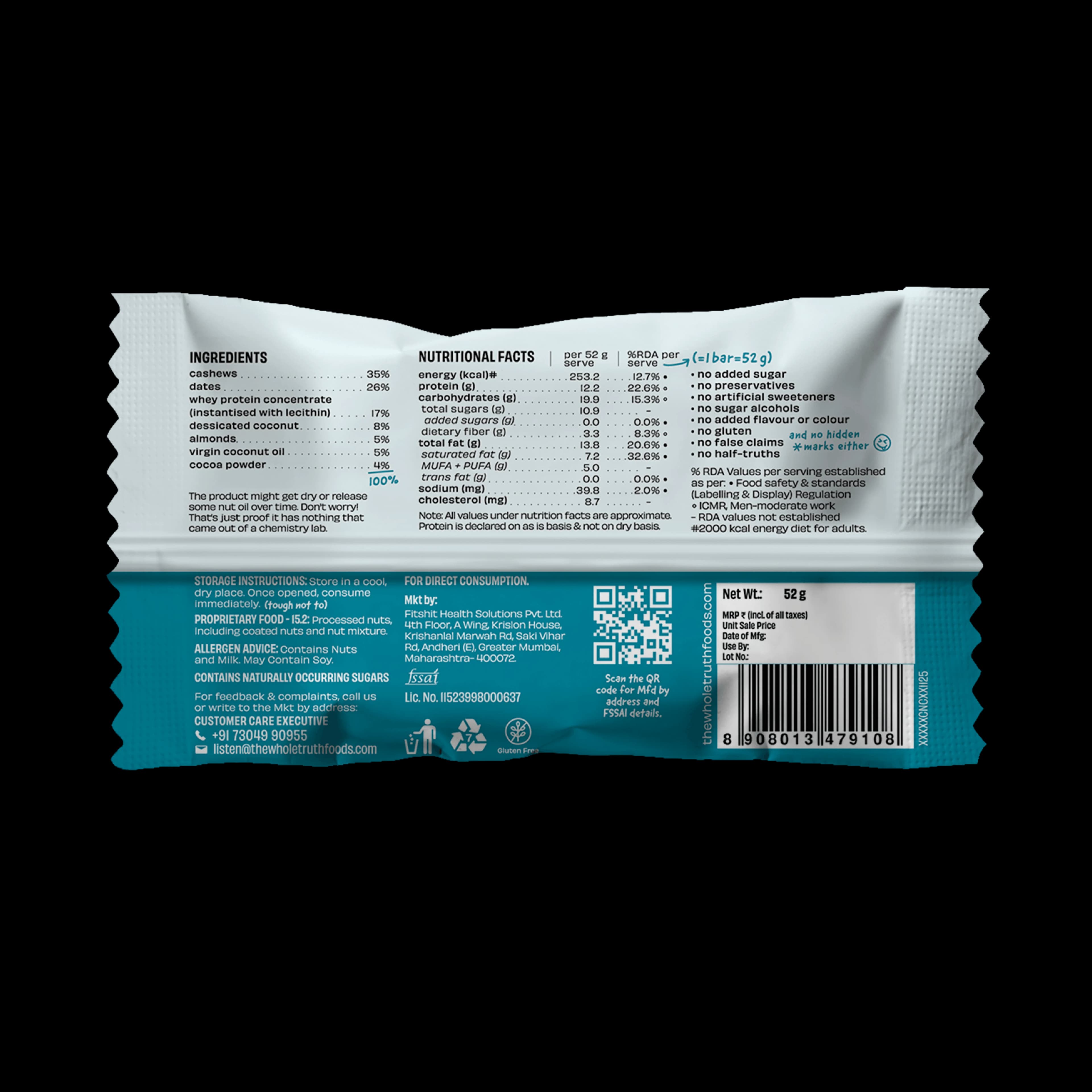 Protein Bar, Coconut Cocoa, Coconut Cocoa