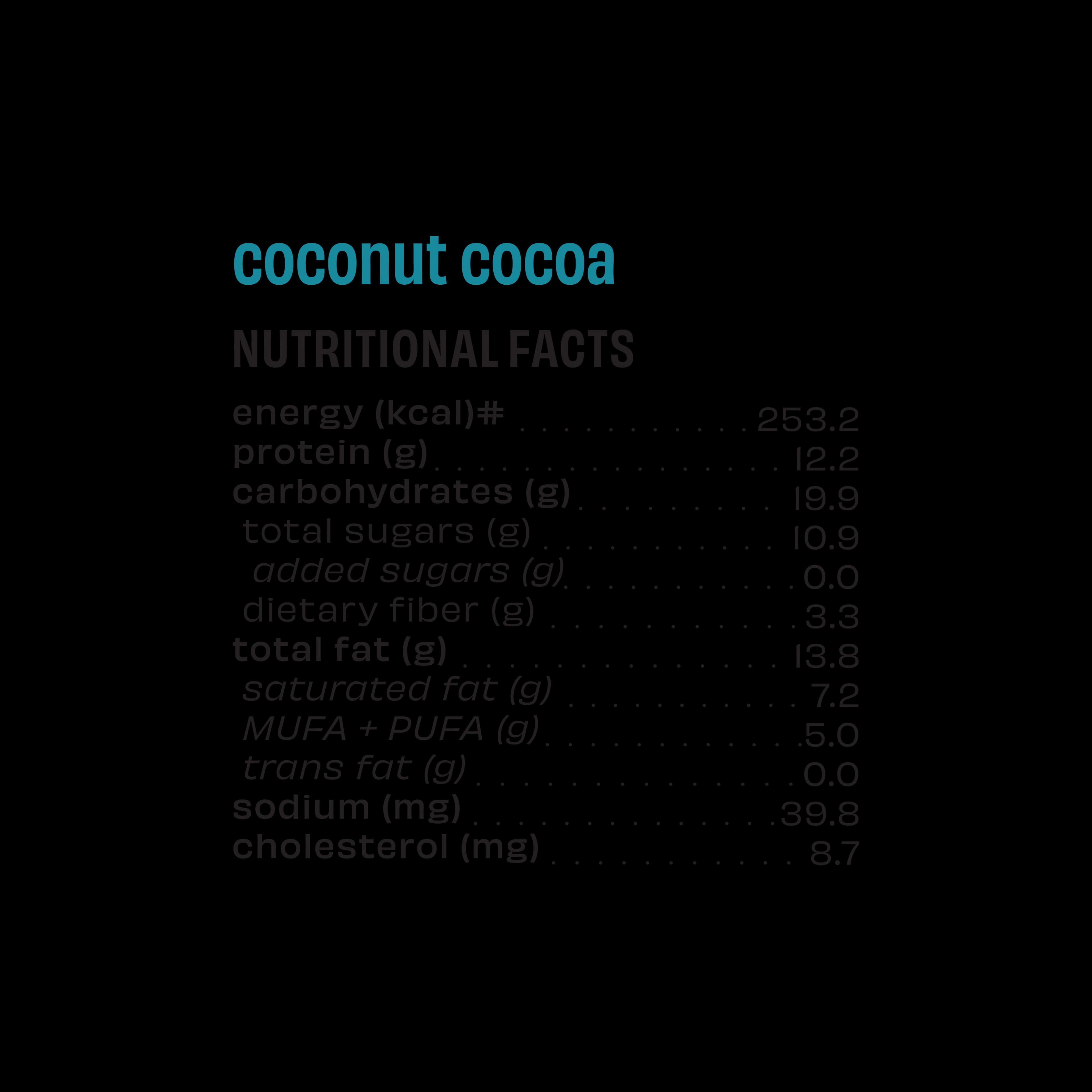 Protein Bar, Coconut Cocoa, Coconut Cocoa