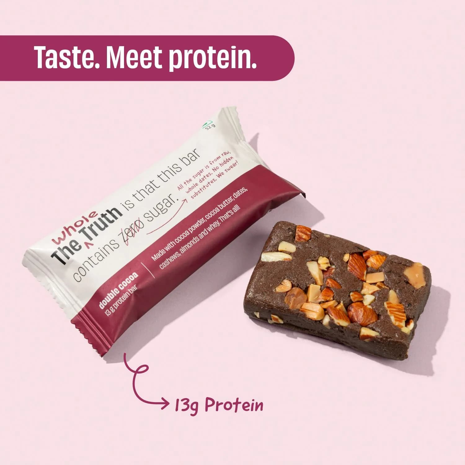 Protein Bar, Double Cocoa, Double Cocoa